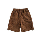 Unisex Shorts Retro Plaid Couple Loose