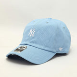 Dodgers and Yankees Baseball Cap 47brand Baseball Cap Female Summer Casual Cap Sky Blue
