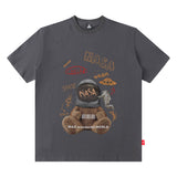 Men's T-shirt Creative Astronaut Bear Print