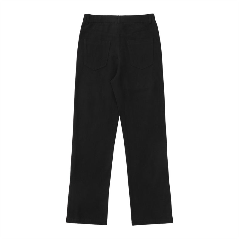 Men Jeans Trendy Niche Baggy Pants-Foot Zipper