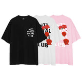 Anti Social Club T Shirt Summer Loose-Fitting Casual T-shirt Short Sleeve