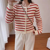 Women Knitted Cardigan Soft Short Sweater
