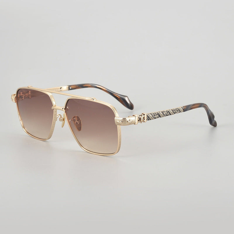 Chrome Hearts Sunglasses Double Beam Titanium Sunglasses
