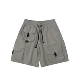 Men Shorts Loose Multi-Pocket Workwear Fifth Pants