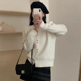 Women Knitted Cardigan Sweater