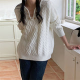 Women Pullover Sweater Temperament Loose Pullover