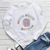 Mental Health Matters Cotton Women Sweatshirt Autism Spring