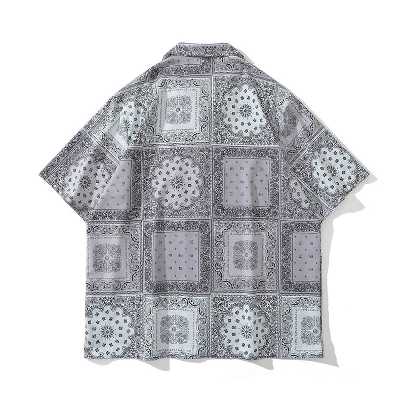 Short Sleeve Shirt Loose Casual Shirt
