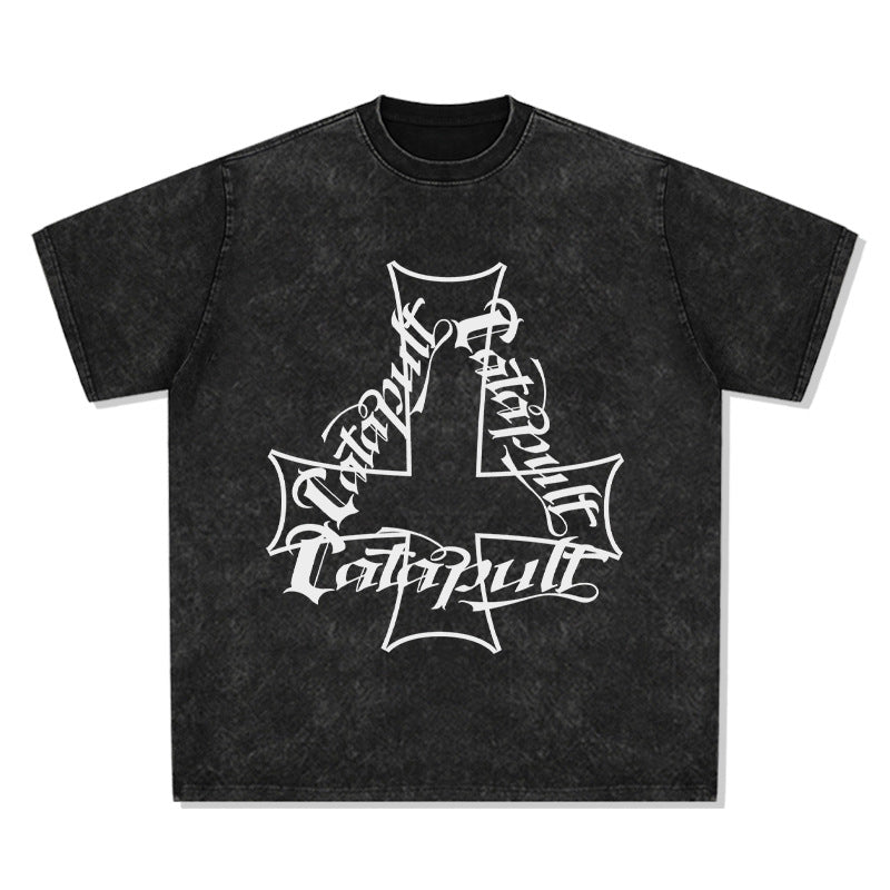 Unisex T Shirt Vintage Casual Street