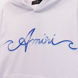 Amiri Hoodie gradual change letter pattern pullover hooded sweater men and women