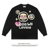 Unisex Long Sleeve Shirt Autumn and Winter Long Sleeve T-Shirt Loose