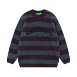 Women Sweater Vintage Jacquard Knitted Top