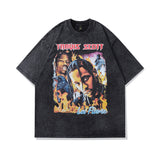 Men T-Shirt Rodman Print Distressed