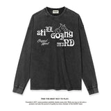 Unisex Long Sleeve Shirt Autumn/Winter Print Long Sleeve T-Shirt Vintage