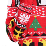 Ugly Christmas Sweater Women's Autumn and Winter Loose Pullover Snowflake Knitted Sweater
