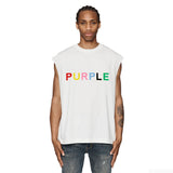 Purple Brand Tank T Shirts Sleeveless T-shirt Vest