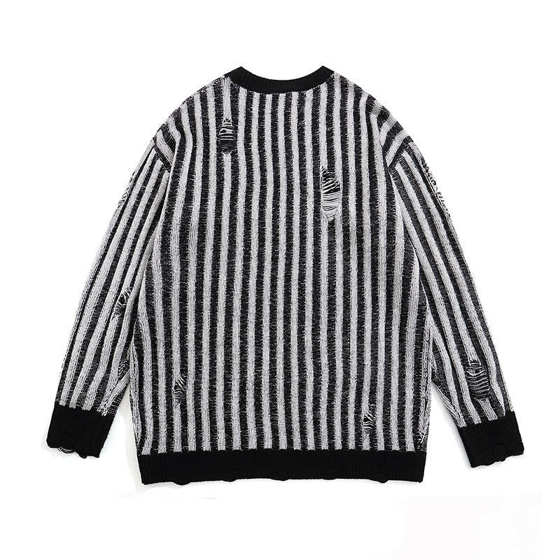 Women Sweater Thin Striped Sweater Idle Style