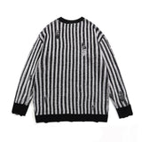 Women Sweater Thin Striped Sweater Idle Style