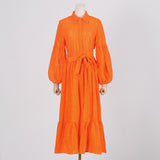 Bohemian Dress Dignified Hollow Embroidery Dress