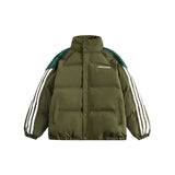 Unisex Coat Cotton Coat Winter Coat Couple Stand Collar