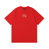 Fog Essentials T Shirts Spring Summer FOG Letter Crew Neck Short Sleeves