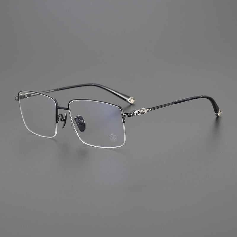 CHH Chrome Hearts Glasses Personalized fashion half frame myopia glasses frame