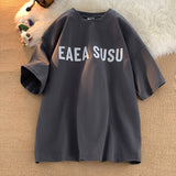 Men T Shirt Simple All-Match round Neck Loose