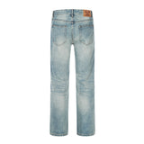 Men Jeans Hip Hop Loose Hole Distressed