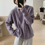 Women Pullover Sweater Winter Slimming Loose