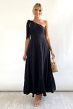 Women Dress Summer Sloping Shoulder Dress