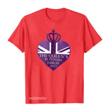 Inspired by Queen's Platinum Jubilee 2022 Elizabeth 70 Years T-shirt round Neck Short Sleeve
