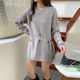 Women Pullover Sweater Fashionable Knitted Sweater