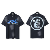 Hellstar T Shirt Wash Printed Short Sleeve T-Shirt