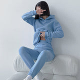 Women Co-Ords Sports and Leisure Sweater Suit Female
