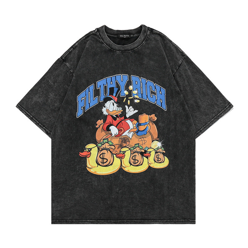 Men T-Shirt Printed T-shirt Baby Boy and Girl Summer Short Sleeve
