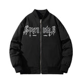 Men Vintage Jackets Baseball Suit Flight Suit Embroidered Jacket Top