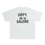 Gallery Dept T-Shirt Alphabet Slogan Short Sleeve T-Shirt