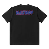 Men T-Shirt Vintage Vintage Print Short Sleeves Loose