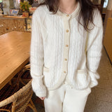 Women Knitted Cardigan Baggy Coat