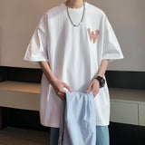 Men T Shirt Heavy Summer Oversize