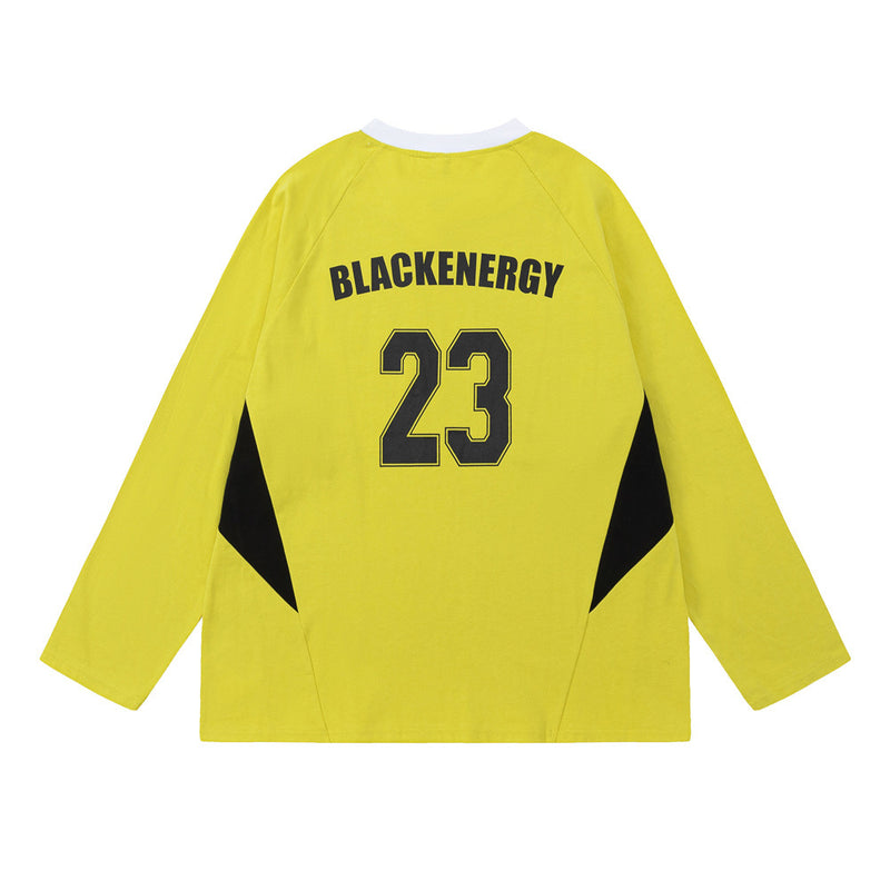 Men Long Sleeve T-Shirt Racing Printing Sports