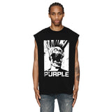 Purple Brand Tank T Shirts Sleeveless T-shirt Vest