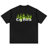 Unisex T Shirt Cotton Short Sleeve T Loose