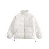 Unisex Coat Winter Coat Warm and Loose Stand Collar