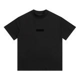 Fog Essentials T Shirts Spring/Summer FOG Double Line Logo Pattern Crew Neck Short Sleeves
