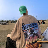 Men T Shirt Vintage Pure Cotton Heavy