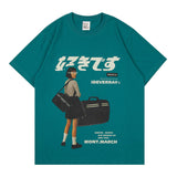 Men's T-Shirt Short-Sleeved T-shirt Men's Retro