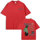 Rapper Frank Double Sided Print T Shirt Rap Men's Blond