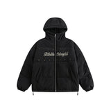 Unisex Coat Winter Thick Corduroy Style Hooded Jacket