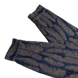 Kapital Jack Kapital Vintage Hitian Hehong Feather Jacquard Tassel Cotton Lapel Denim Jacket Casual Coat